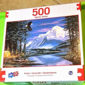 500 Alpine Vistas IN THE NIGHT puzzle. BRAND NEW!